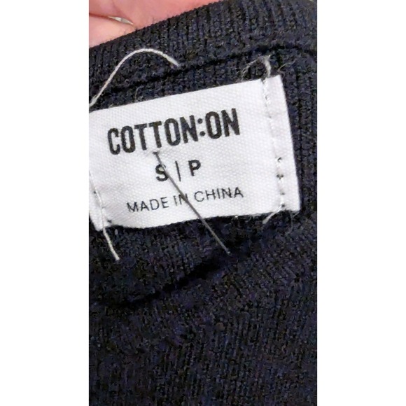 Cotton On‎ Black Ribbed Fitted Halter Crop Top Size S - Picture 5 of 7